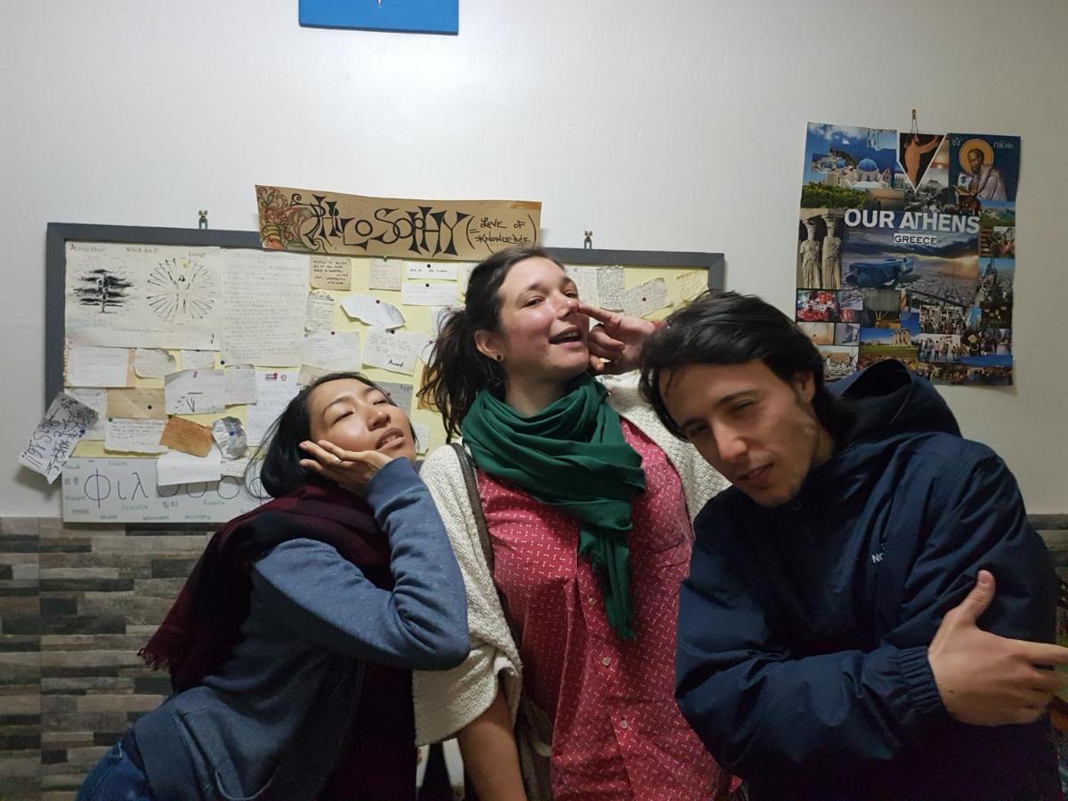 Pagration Youth Hostel Athene Buitenkant foto